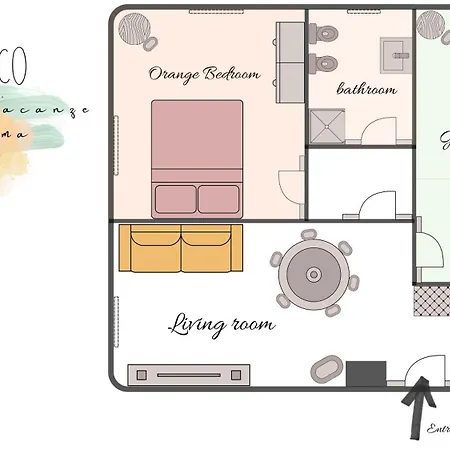度假居 Casacoco Con Posto Auto E 2 Bagni *